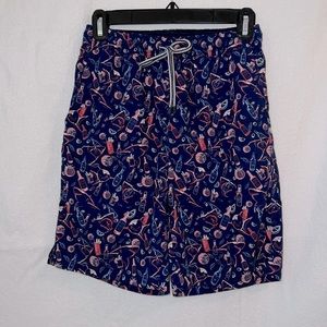 Peter Millar Mens Swim Trunks size small 7”
